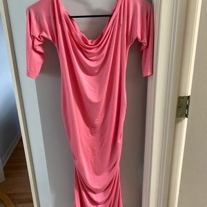 Pink Maternity Gown